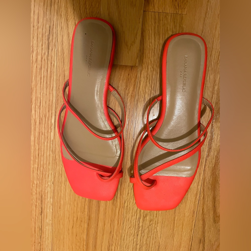 Orange banana republic sandals